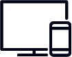 icon of phone and computer